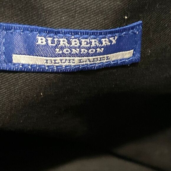 Burberry London Blue Label Nova Check Canvas Tote Black Tan Classic Print Preppy - Picture 5 of 12